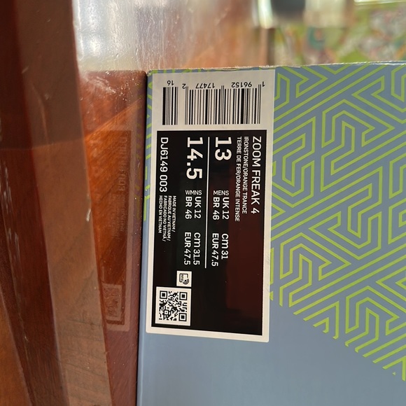 Nike Zoom Freak 4 Giannis Antetokounpo size 13 brand new - Picture 6 of 8